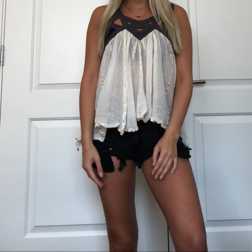 Free People Sheer Top